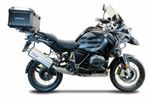  ALPI-TECH Alu - Complete with support - 45 litres - black Top case