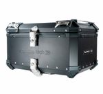  ALPI-TECH Alu - Compleet met steun - 55 liter - zwart Topkoffer