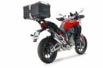  ALPI-TECH Alu - Complete with support - 55 litres - black Top case