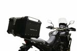  ALPI-TECH Alu - Complete with support - 35 litres - black Top case