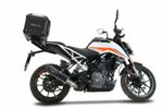  ALPI-TECH Alu - Complete with support - 45 litres - black Top case