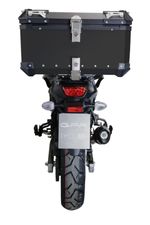  ALPI-TECH Alu - Compleet met steun - 55 liter - zwart Topkoffer