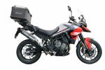  ALPI-TECH Alu - Compleet met steun - 45 liter - zwart Topkoffer