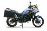  Zwart aluminium - de set 38/38 L - Inclusieve steun Zijkoffer