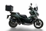  ALPI-TECH Alu - Compleet met steun - 35 liter - zwart Topkoffer