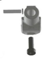  HC1 Hauptzylinder schwarz Spiegelhalterung