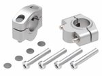 Rehausseur de guidon 20 mm - argent