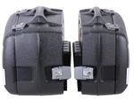 Valise Junior Flash argent Enduro (40 L gauche / 30 L droite) - noir