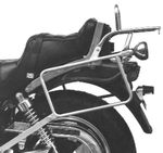 Support top case avec support de valises latérales - chrome
