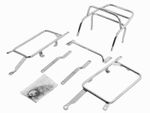 Support top case avec support de valises latérales - chrome