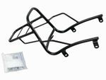 Support top case tubulaire - noir