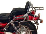 Support top case tubulaire - chrome