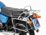 Support top case avec support de valises latérales - chrome