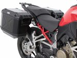 Valise Xplorer avec support Cutout - noir/Acier inoxydable