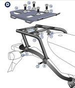  Minirack - black Luggage Rack