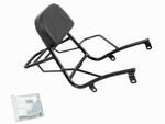 Porte Bagage avec sissybar - noir