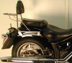  with sissy bar - chrome Luggage Rack