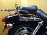 Support top case tubulaire - chrome