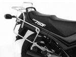 Support top case avec support de valises latérales - noir