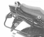 Support valises Tubulaire - noir