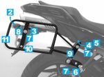 Support valises Lock-it - noir