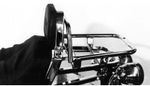 Support top case tubulaire - chrome