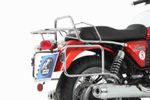 Support top case tubulaire - chrome