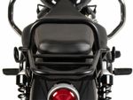 Support top case tubulaire - noir