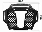  Alurack - for combination with the original luggage rack - black Top case support