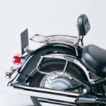 Porte Bagage Solorack avec dosseret - chrome