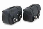 Sacoches cavalières Kit complet Liberty pour support tubulaires - noir