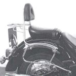  Tubular for leather saddlebags - chrome Bag spacers
