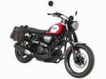  Cutout for leather saddlebags - black Bag spacers