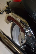 Support valises C-Bow - chrome