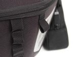 Sacoche de selle Royster - seatpad Basic inclus - noir avec fermeture éclair grise