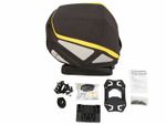  Royster - Basic seatpad included - black with yellow zipper Saddle bag