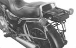 Support top case avec support de valises latérales - noir