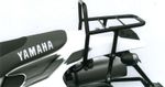 Support top case tubulaire - noir