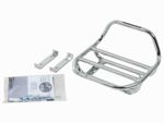 Support top case tubulaire - chrome