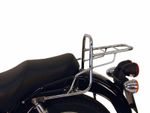 Support top case tubulaire - chrome
