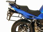 Support top case avec support de valises latérales - noir
