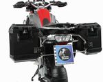 Support valises Cutout - noir/Acier inoxydable