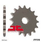 Pignon de sortie de boite acier standard 518 - 630