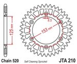 Couronne aluminium ultra-light anti-boue 210 - 520