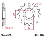  16 Teeth Steel Standard 520 Pitch Type 402 Gearbox output pinion