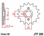  Standard Stahlritzel vorne 289 - 530 Ritzel für den Ausgang des Getriebes