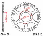  Standard Stahlritzel hinten 816 - 530 Krone