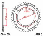  Standard Stahlritzel hinten 5 - 520 Krone