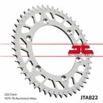  Aluminium Ultraleichtes selbstreinigendes Kettenrad 822-520 Krone