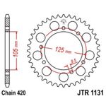 Couronne acier standard 1131 - 420